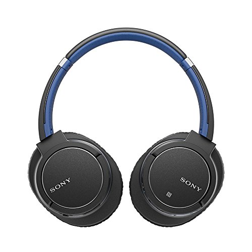 Sony MDR-ZX770BN Bluetooth Noise Canceling Headphones (Blue)-NEW