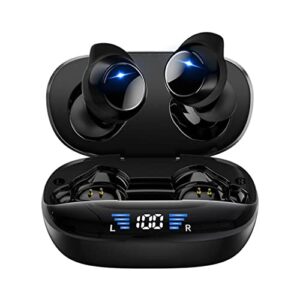 wireless earbuds, bluetooth 5.3 headset with dual led display, in-ear bluetooth earphones ip7 waterproof headphones for sport,workout,gaming