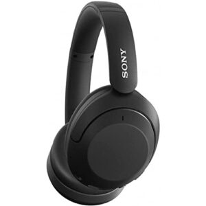 Sony WH-XB910N Wireless Over-Ear Noise Cancelling Headphones - Black Bundle with Tech Smart USA Audio Entertainment Essentials Bundle + 1 YR CPS Enhanced Protection Pack