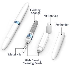 Airpod Cleaner Kit 2022, Headphone Cleaning Pen, Soft Microfiber Dust Removal Bush Pen, Multi-Function Cleaner Kit for Any Model of Bluetooth Earbuds,Cellphones, Wireless Earphones