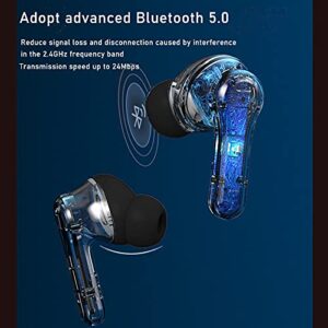 Loluka Wireless Head Phones Earbuds Bluetooth with Noise Cancelling True Earphones for Android Ear Buds Built in Microphones with Charging Case in-Ear Stereo HiFi Earphones for Android