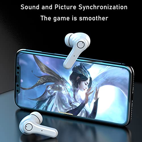 Loluka Wireless Head Phones Earbuds Bluetooth with Noise Cancelling True Earphones for Android Ear Buds Built in Microphones with Charging Case in-Ear Stereo HiFi Earphones for Android