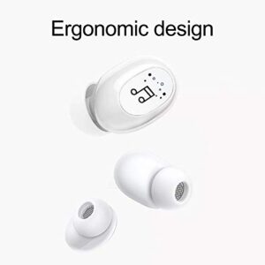 OCUhome Wireless Earphones, Bluetooth Headphones, 1Pc F911 Mini Bluetooth 5.0 Handsfree Touch Control Earphone in-Ear Earbuds Wireless Headset for Sport Black
