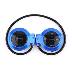 wonfast® mini-503 wireless bluetooth music stereo universal headset headphone for cell phone smartphones outdoor driving biking (blue)