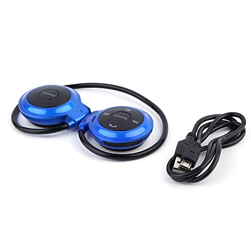 WONFAST® MINI-503 Wireless Bluetooth Music Stereo Universal Headset Headphone for Cell Phone Smartphones Outdoor Driving Biking (Blue)