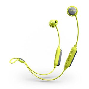 sol republic relays sport water resistant wireless bluetooth headphones, lime