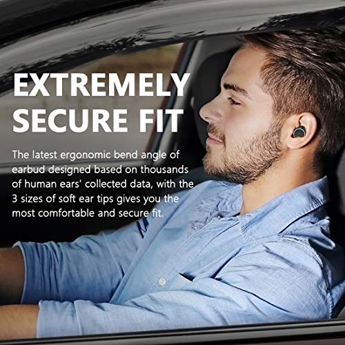 TANGMAI W5 Wireless Earbuds Qcalcomm Bluetooth 5.0 Headphones, 4 Mics with CVC 8.0 for Clear Call, 56H Playtime, aptX with Balanced Armature for Incredible Sound, USB-C, Best TWS for Home Offcie
