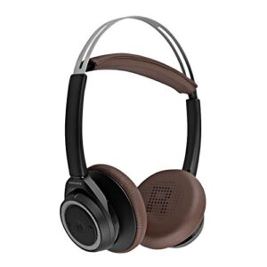 plantronics 202649-01 backbeat sense stereo bluetooth wireless headphones – black/espresso