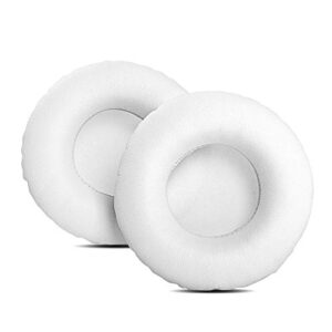 ear pads cushions cups foam replacement compatible with lilgadgets untangled pro kids premium wireless bluetooth headphones earpads (white)