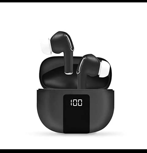 Wireless Bluetooth Earbuds Headphones in Ear with Mic.Touch Control LED Display (Black) High Sound Quality Wireless Earbud, Deep Bass Stereo Bluetooth Earbud with HD Mic(Blue) (AC697N)
