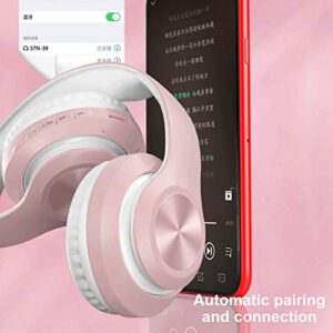 GIFZES Wireless Bluetooth Headphones, P68 Bluetooth 5.0 Foldable Rechargeable Wireless Headset HiFi Sound Headphones for Travel, Online Class, Home Office Blue