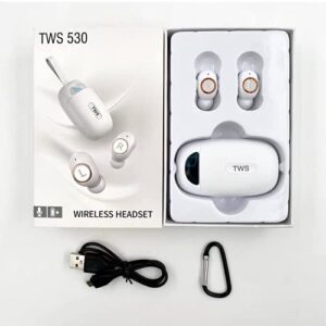 UrbanX Wireless Earbuds for Xiaomi Redmi 9A with Immersive Sound True 5.0 Bluetooth in-Ear Headphones - Includes 2000mAh Charging Case - Stereo Calls Touch Control IPX7 Sweatproof Deep Bass