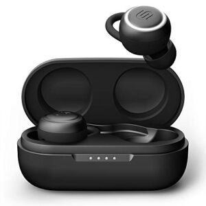 Urbanista Athens True Wireless Earphones 32 Hours Playtime Waterproof IP67 with Charging Case, Bluetooth 5.0, Built in Mic in-Ear Earphones Compatible with Android and iOS - Black