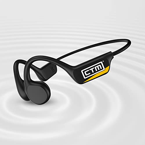 CTM ORUN1 Wireless Bone Conduction Headphones BT Open-Ear Sport Headphones - Sweat Resistant Lightweight | by Clear Tune Monitors