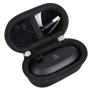hermitshell hard eva travel case for soundpeats truecapsule true wireless earbuds bluetooth earphones