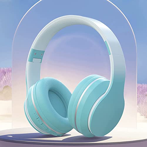 XZING Good-Looking Noise Cancelling Headphones, Wireless Over Ear Bluetooth Headphones, HiFi Bass Stereo Built in Microphone, Foldable Memory Foam Ear Cups, for Travel, Music, Running Sports