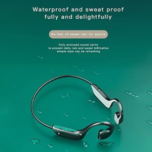 Niaviben Sports Earphone Bone Conduction Headphones Bluetooth Ear Hook Waterproof Wireless Not in The Ear Headset