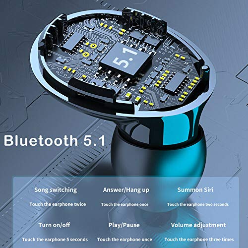 Wireless Earbuds Bluetooth 5.1 Earphones for Nokia G300 in Ear Headphones True Stereo Sports Waterproof/Sweatproof Headsets with Microphone