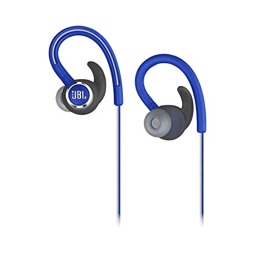 JBL Reflect Contour 2.0 - In-Ear Wireless Sport Headphone with 3-Button Mic/Remote - Blue (JBLREFCONTOUR2UAM)