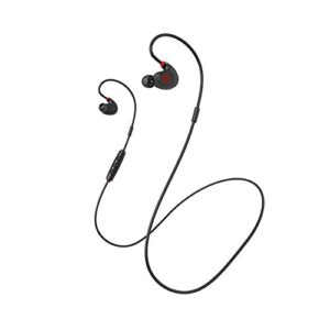 geg bluetooth neckband earphone apt-x sport wireless earbuds bluetooth version 4.2 with hand free microphone earphone comfortable and lightweight ipx4 waterproof earbuds black