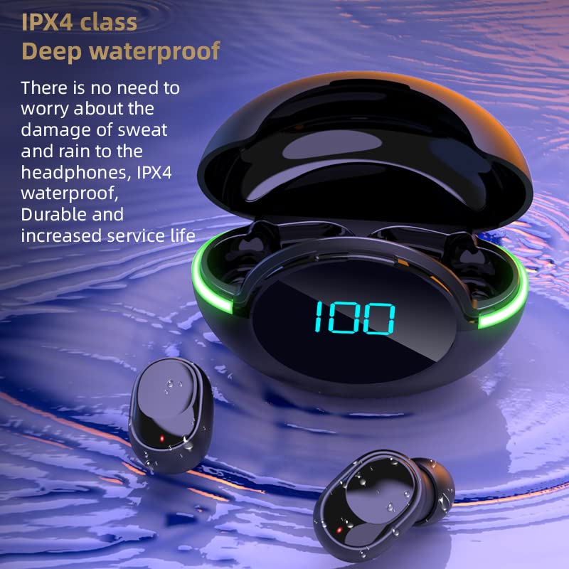 Wireless Earbuds Bluetooth Headphones with Wireless Charging Case IPX4 Waterproof Stereo Earphones in-Ear for SPOR