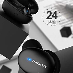 1MORE Stylish True Wireless in-Ear Headphones with Microphone, Black, E1026BT-I-BLACK (Renewed)