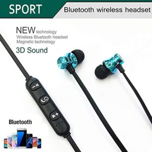 Wireless Headphones, Bluetooth Headphones, Best Sports Earbuds, Waterproof Stereo Earphones for Gym Running, Xt11 Earphone Wireless Magnetic in-Ear Bluetooth Earphone Silver