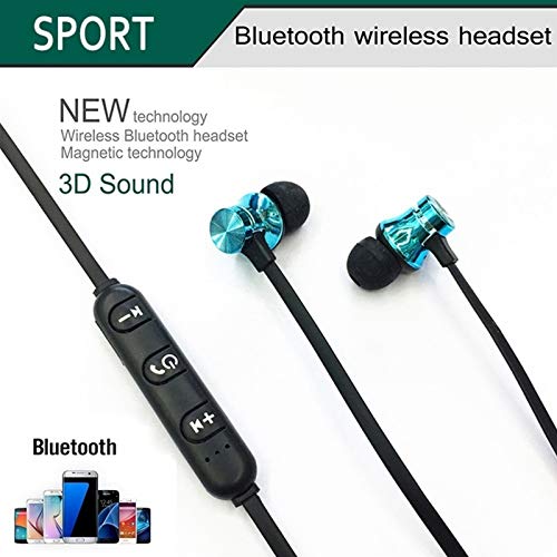 Wireless Headphones, Bluetooth Headphones, Best Sports Earbuds, Waterproof Stereo Earphones for Gym Running, Xt11 Earphone Wireless Magnetic in-Ear Bluetooth Earphone Silver