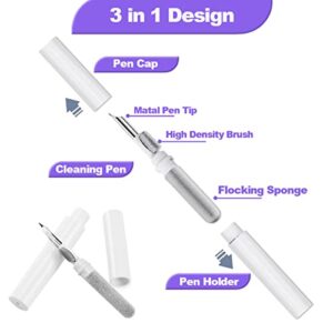 Earbuds Cleaning Pen Cleaner Tool Pen for Airpods Pro Earbuds Cleaner Kit for Bluetooth Earphones Case Cleaner Tool, Multifunction earbuds cleaning kit for Earphone Computer Camera Mobile Phone(2 pcs)