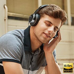 1MORE Triple Driver Over-Ear Headphones Comfortable Foldable Earphones with Hi-Res Hi-Fi Sound, Bass Driven, Tangle-Free Detachable Cable for Smartphones/Android/PC/Tablet - Silver/Titanium