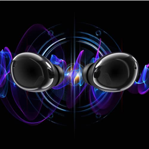 UrbanX Street Buds Pro Bluetooth Earbuds for Roku True Wireless, Noise Isolation, Charging Case, Quality Sound, Water Resistant (US Version) - Midnight Black