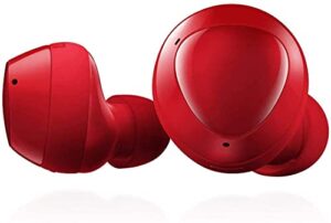 urbanx earbuds plus, true wireless earbuds w/noise isolation (wireless charging case included), red