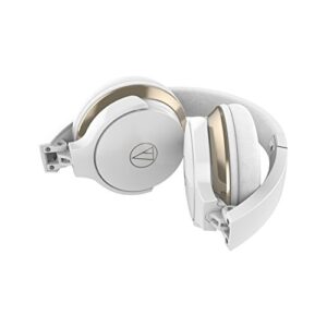 Audio-Technica ATH-AR3BTBK SonicFuel Bluetooth Wireless On-Ear Headphones with Mic & Control, White