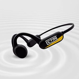 CTM ORUN2 Wireless Bone Conduction Headphones BT Open-Ear Sport Headphones - Sweat Resistant Lightweight | by Clear Tune Monitors