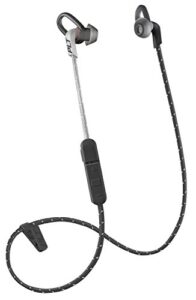 plantronics backbeat fit 300 sweatproof sport earbuds, wireless headphones, black/grey