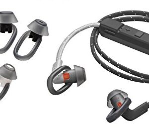 Plantronics BackBeat FIT 300 Sweatproof Sport Earbuds, Wireless Headphones, Black/Grey