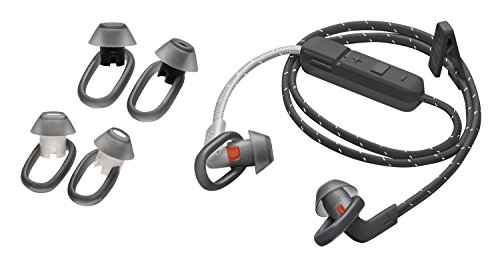 Plantronics BackBeat FIT 300 Sweatproof Sport Earbuds, Wireless Headphones, Black/Grey