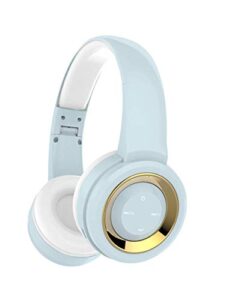 gabba goods premium lyrix wireless bluetooth volume control over the ear comfort padded stereo headphones | earphones