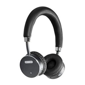 Monoprice BT-510ANC Wireless On Ear Headphone - Black/Silver with (ANC) Active Noise Cancelling, Bluetooth, Extended Playtime