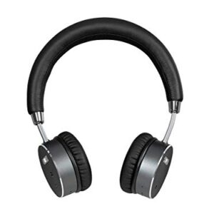 Monoprice BT-510ANC Wireless On Ear Headphone - Black/Silver with (ANC) Active Noise Cancelling, Bluetooth, Extended Playtime