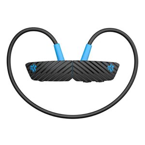 JLab Audio GO Bluetooth Wireless Headphones and Extended Battery (Black/Blue)