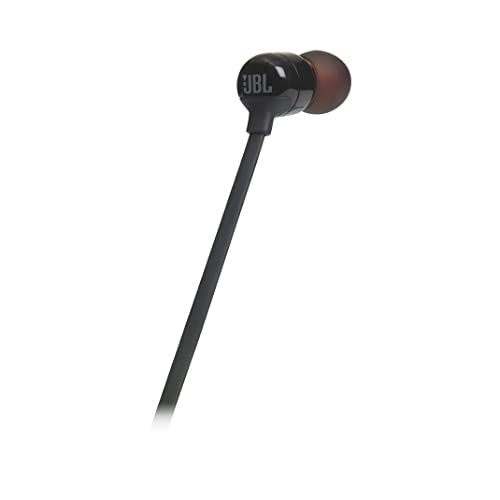 JBL Lifestyle Tune 110BT Wireless in-Ear Headphones Bundled with JBL Headphone Charging Case for Wireless Bluetooth in-Ear Headphones - Black (Renewed)