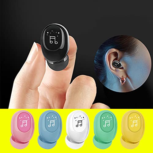 Mini Wireless Bluetooth5.0 Earbud,F911 Barrier-Free Deep Bass Earpiece Ergonomic Headphone Mini Invisible True Stereo IPX4 Waterproof Headset for Driving Green One Size