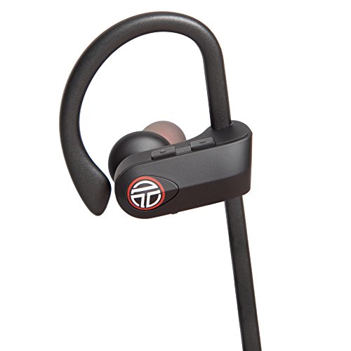 Featured in The Wall St Journal. TapperSciences Wireless Earbuds Bluetooth Sport Headphones for Running Gym, Workout | Microphone | in Ear Deep Bass | Noise Cancelling | Over Ear Hook | Waterproof