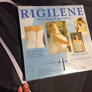 5 Yards Rigilene Polyester Boning For Nursing-corsets-hoop Skirts-1/2 Inch White