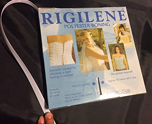 5 Yards Rigilene Polyester Boning For Nursing-corsets-hoop Skirts-1/2 Inch White