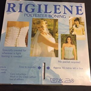 5 Yards Rigilene Polyester Boning For Nursing-corsets-hoop Skirts-1/2 Inch White