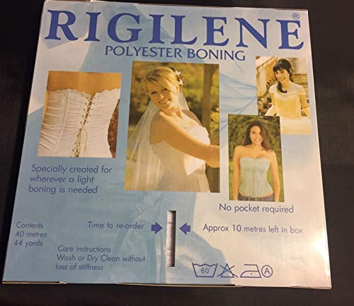 5 Yards Rigilene Polyester Boning For Nursing-corsets-hoop Skirts-1/2 Inch White