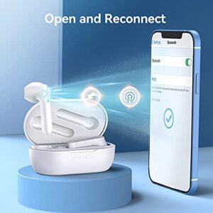 Wireless Earbuds, Bluetooth Earbuds in Ear w/Wireless Charging Case/USB-C, Wireless Earphones Hi-Fi Sound, Bluetooth 5.0 Headphones w/Microphone, Touch Control/25H/IPX7 for Sports/Work/3 Modes