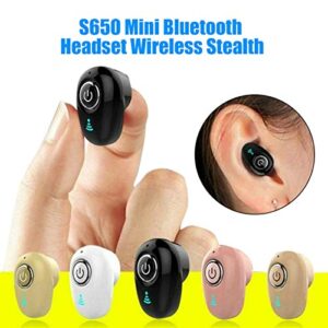 LUYANhapy9,Bluetooth Earphones S650 Portable Mini Wireless Stereo Bluetooth 4.1 Sports Earphone in-Ear Earbud,Khaki